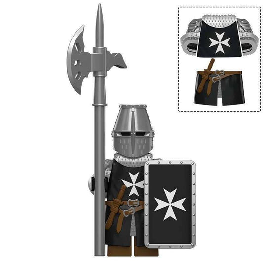 Knight Hospitaller Custom Crusader Minifigure