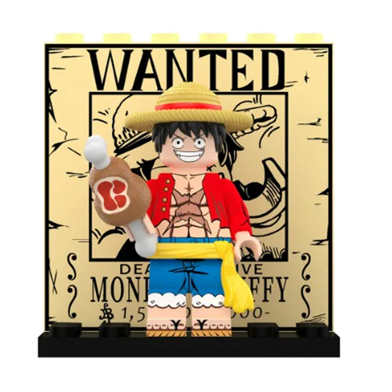 Luffy Custom One Piece Anime Minifigure