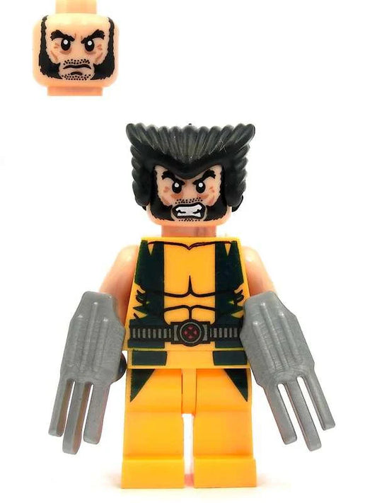 Wolverine (X-Men) in Yellow custom Marvel Superhero Minifigure