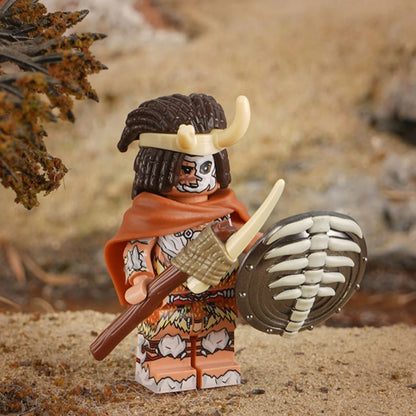 Southern Yue Barbarian Warrior Custom Minifigure
