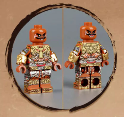 Meng Huo Yue Barbarian Tribal Leader Custom Minifigure
