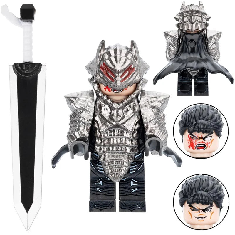 Guts Black Swordsman Custom Berserk Anime Minifigure