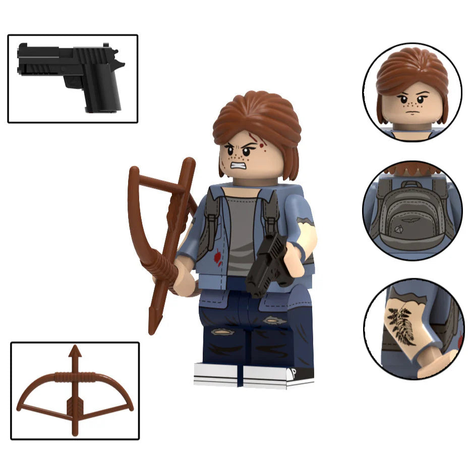 Ellie from the Last Of Us Custom Minifigure