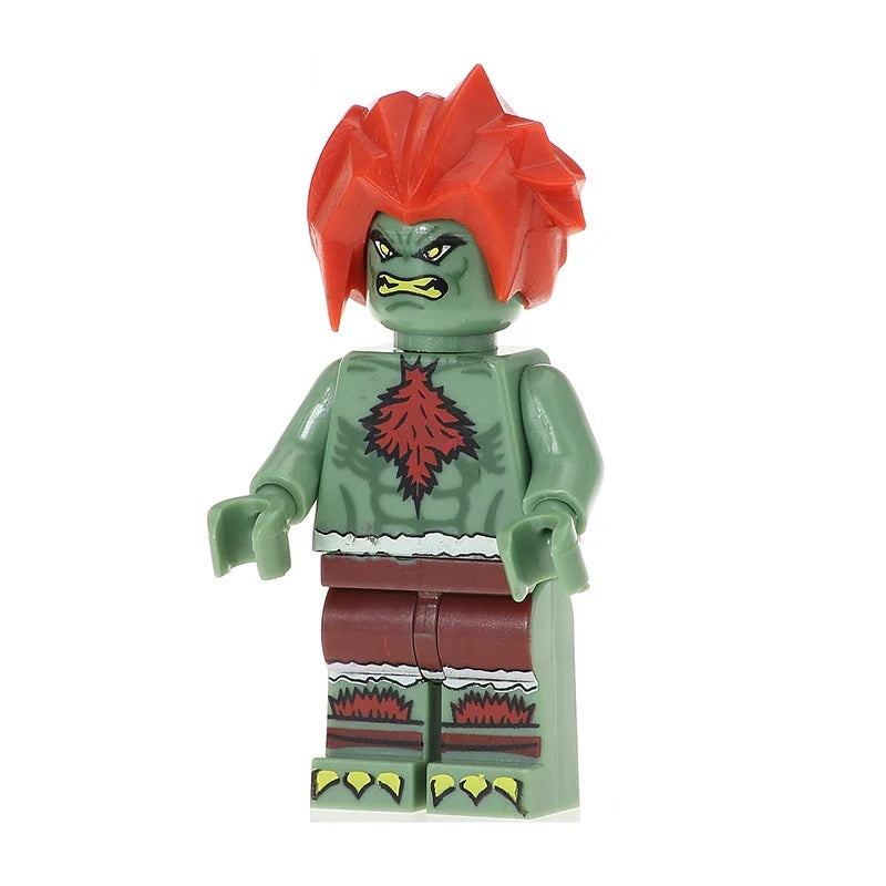 Blanka Street Fighter Custom Minifigure