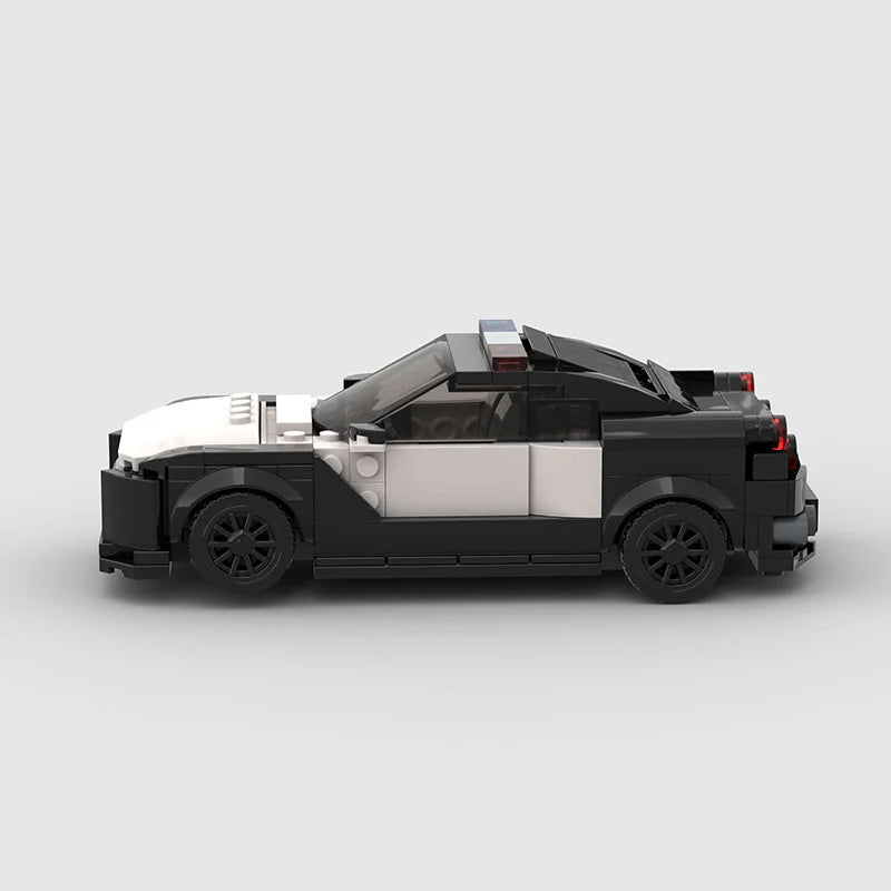 Police Patrol Car Custom Car MOC