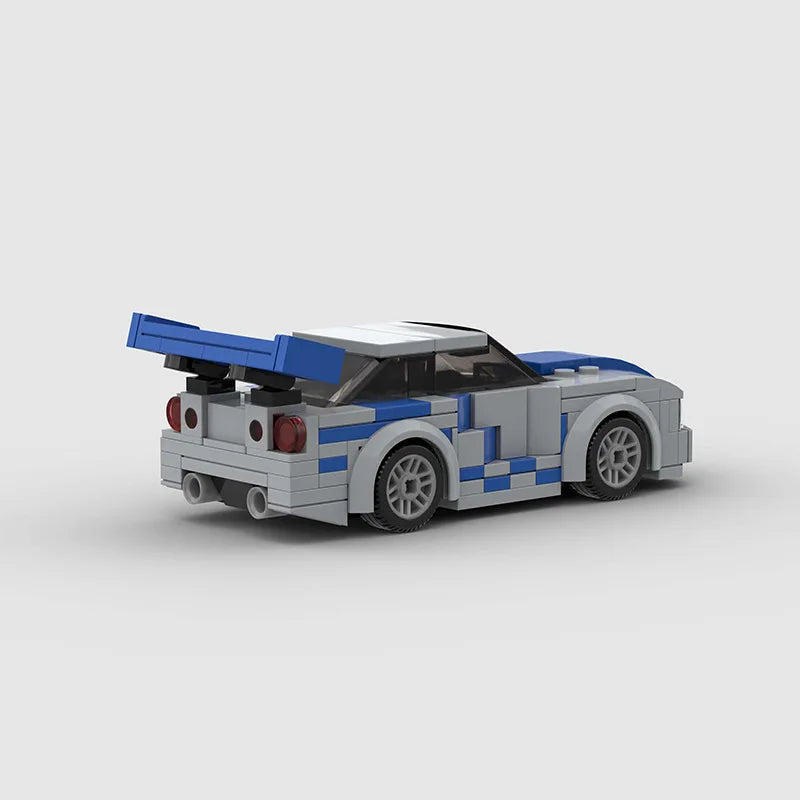 Nissan Skyline R34 GT-R Custom Car MOC