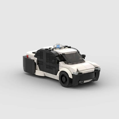 City Police Car Custom Car MOC