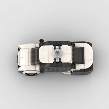 City Police Car Custom Car MOC