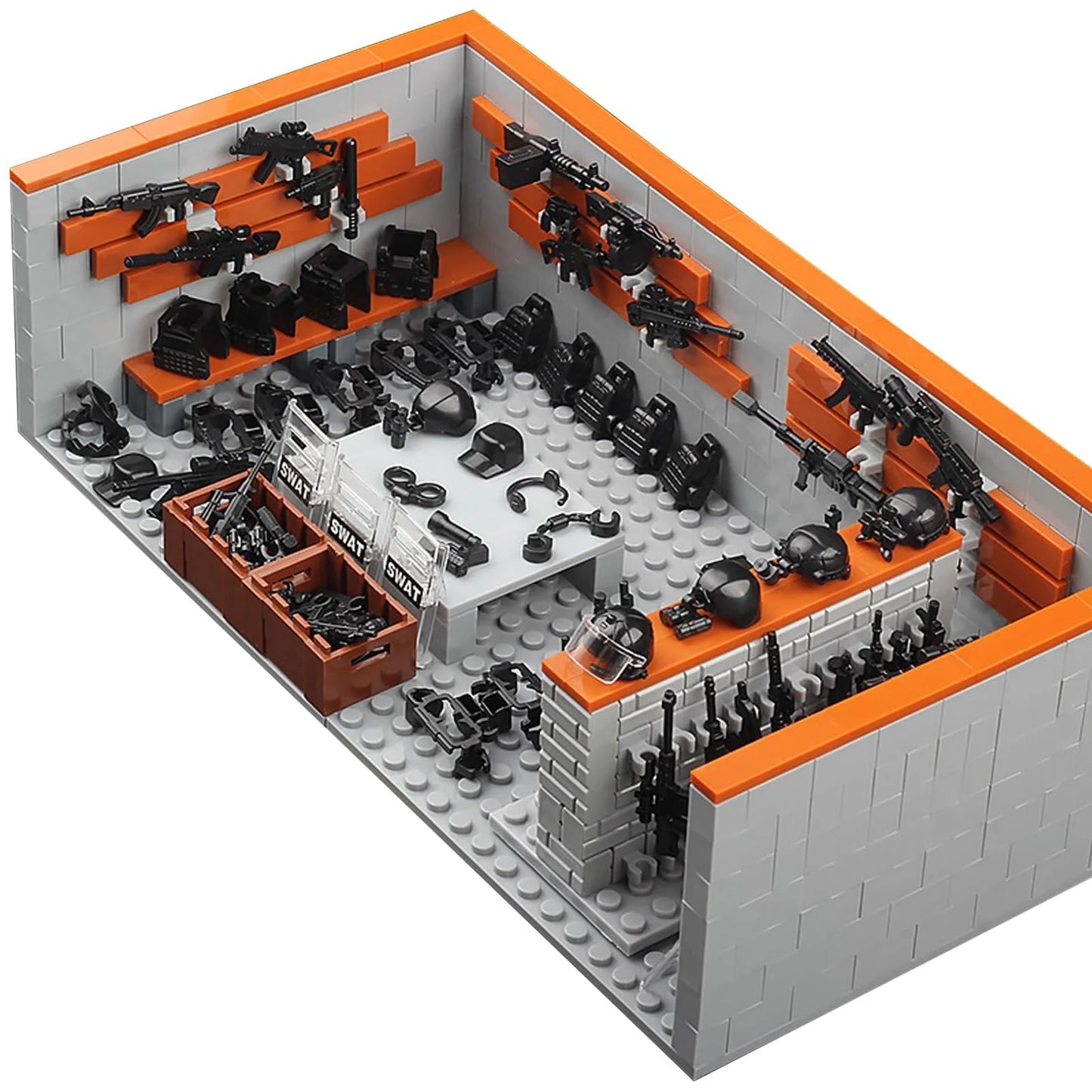 Armory Weapon Room Accessory MOC Set