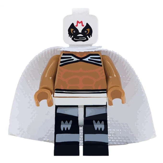 Mil Mascaras Luchador Wrestler Custom Minifigure