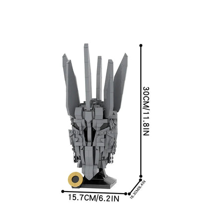 Sauron's Head Custom The Lord of the Rings MOC