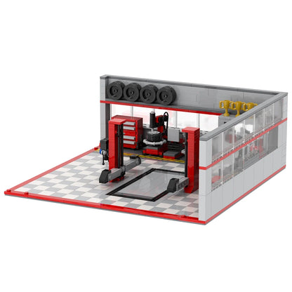 Car Repair Garage Custom MOC
