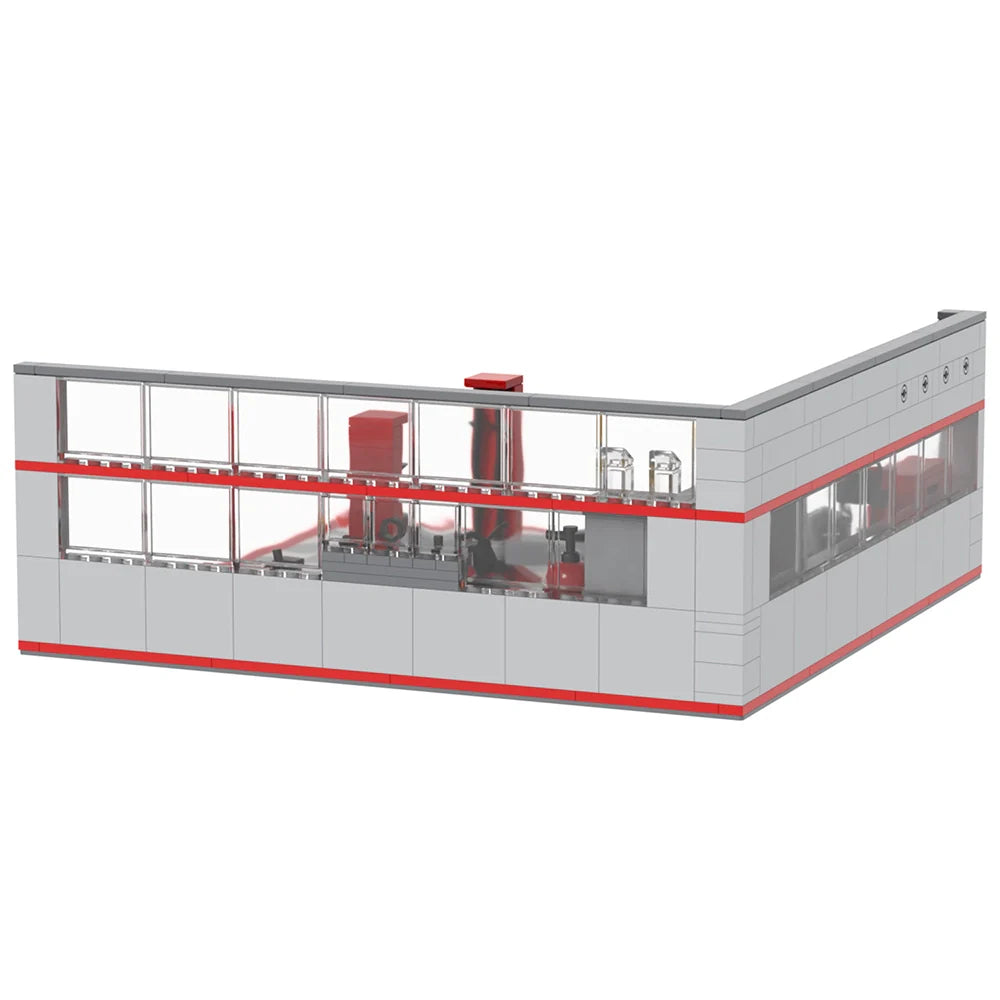 Car Repair Garage Custom MOC
