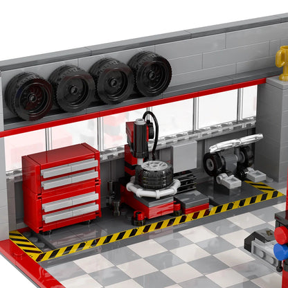 Car Repair Garage Custom MOC