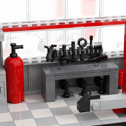 Car Repair Garage Custom MOC