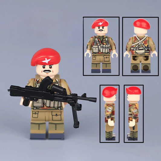 WW2 British Airborne Parachute Regiment Sergeant Custom Military Minifigure