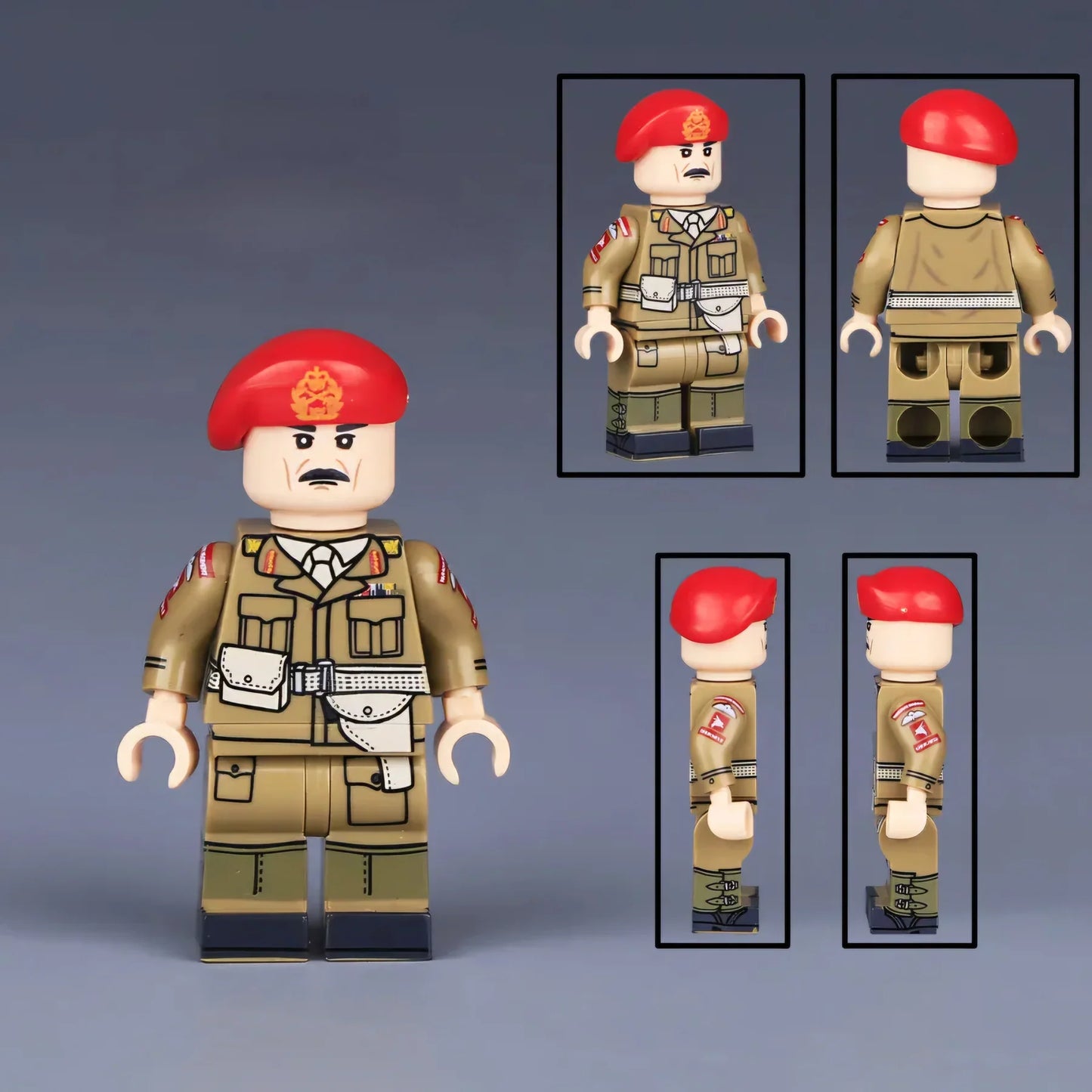WW2 British Army Field Marshal Bernard Montgomery Custom Military Minifigure