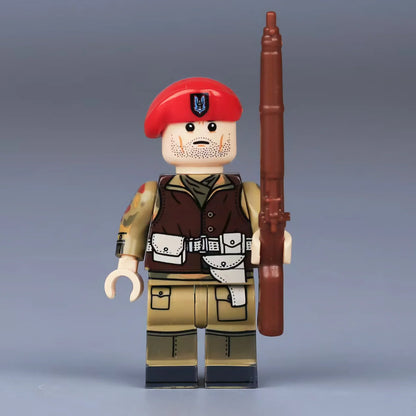 WW2 British Airborne Parachute Regiment Riflemen Custom Military Minifigure