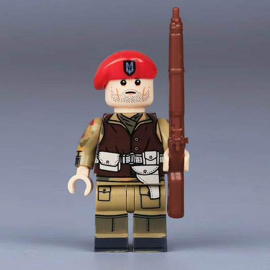 WW2 British Airborne Parachute Regiment Riflemen Custom Military Minifigure