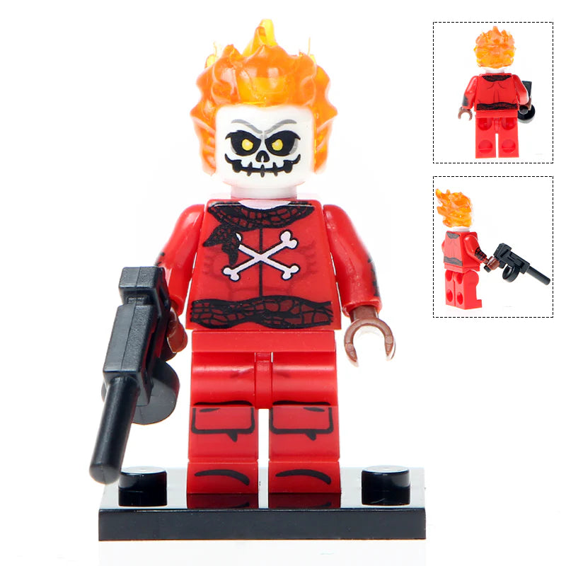 Blazing Skull Custom Marvel Superhero Minifigure