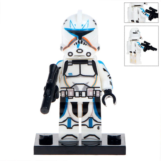 Clone Trooper with Blue Detail Custom Star Wars Minifigure
