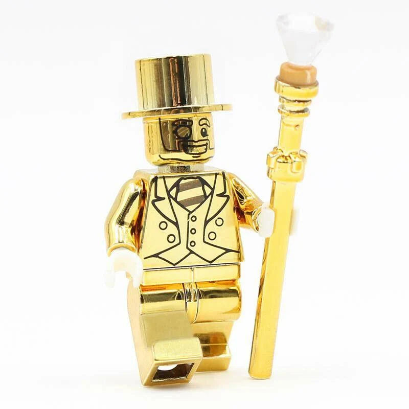 Mr Gold Custom Collectable Series Minifigure