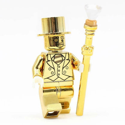 Mr Gold Custom Collectable Series Minifigure
