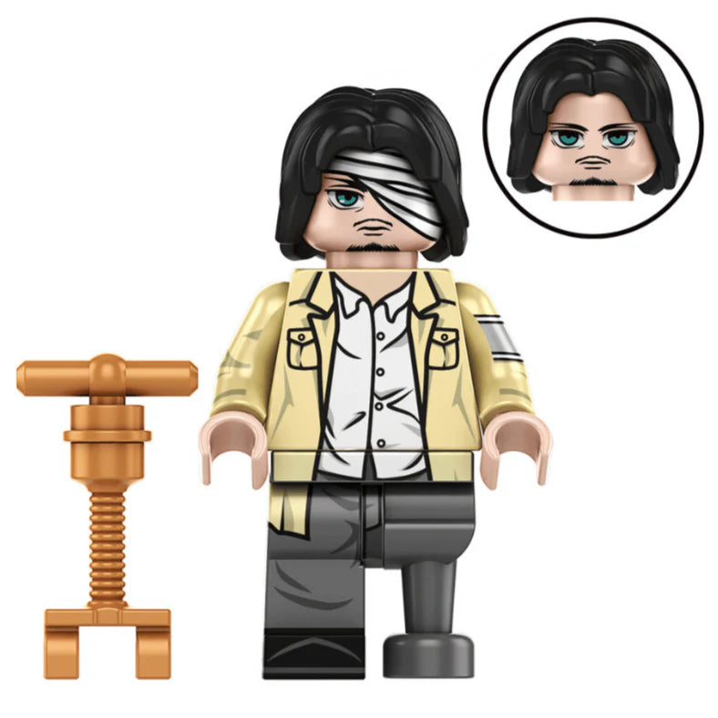 Eren Yeager From Attack on Titan Custom Anime Minifigure