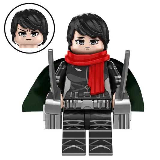 Mikasa Ackerman From Attack on Titan Custom Anime Minifigure