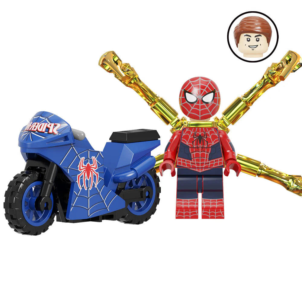 Spider-Man (Raimi) Motorbike Custom Marvel Superhero Minifigure
