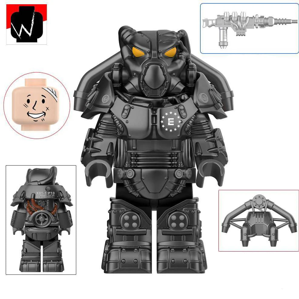 X-01 Power Armor Custom Fallout Minifigure