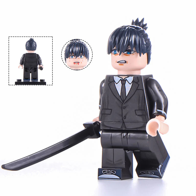 Aki Hayakawa from Chainsaw Man Custom Anime Minifigure