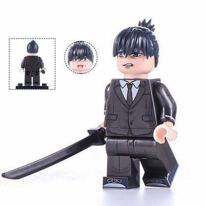 Aki Hayakawa from Chainsaw Man Custom Anime Minifigure