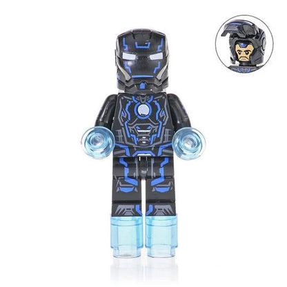 Iron Man Neon custom Marvel Superhero Minifigure
