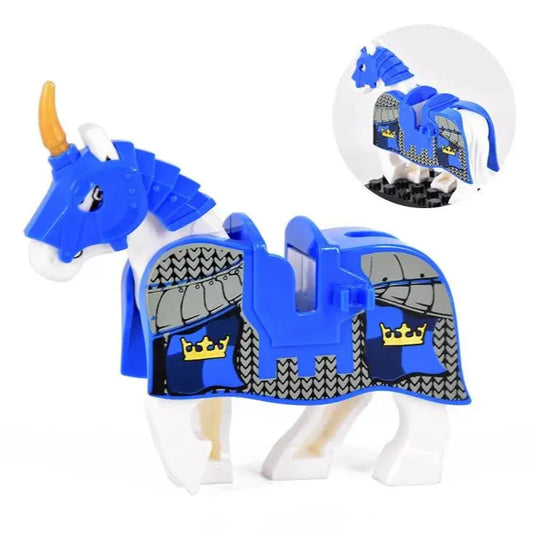 Medieval Armored Warhorse Custom Minifigure
