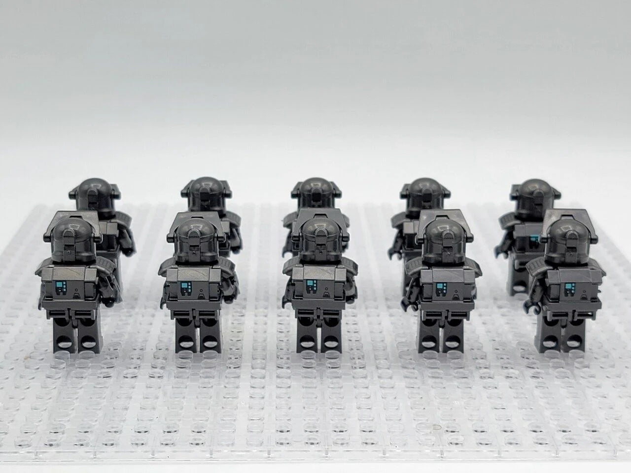 10 x Omega Squad Clone Commando custom Star Wars Minifigure
