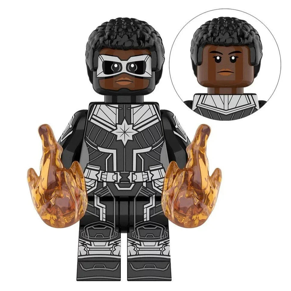 Captain Marvel (Maria Rambeau) Custom Marvel Superhero Minifigure