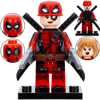 Lady Deadpool Custom Marvel Superhero Minifigure