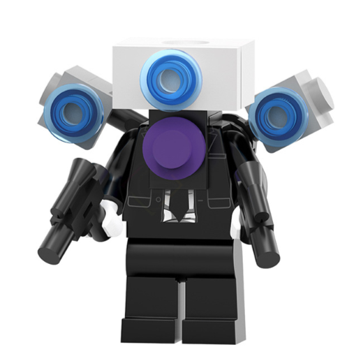 Projector Man Skibidi Toilet Custom Minifigure1