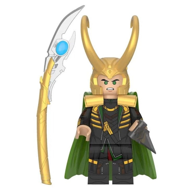 Loki (Avengers) Custom Marvel Superhero Minifigure1