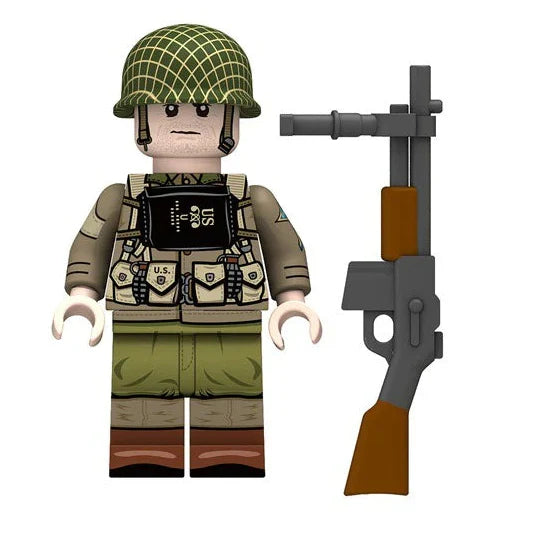 Bar World War II U.S. Army Rangers Custom Minifigure1