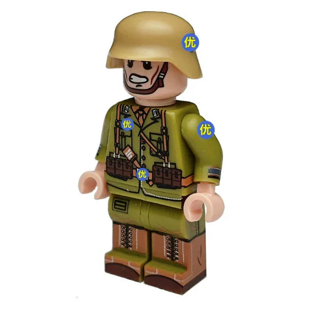 Rifleman From North Africa German Military Custom Minifigure1
