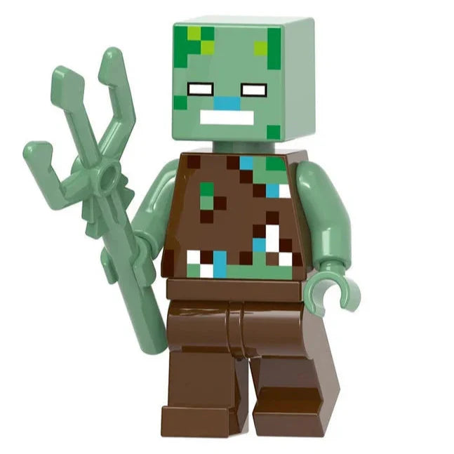 Drowned Custom Minecraft Zombie Minifigure1