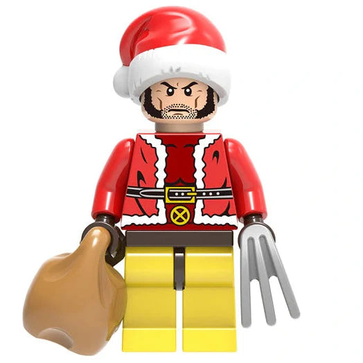 Wolverine Custom Marvel Christmas Superhero Minifigure1