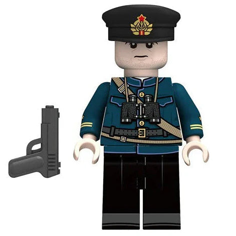 Soviet Naval Commander (Russian Soldier) Custom Military Minifigure1