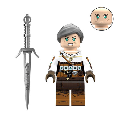 Ciri From The Witcher Custom Minifigure2