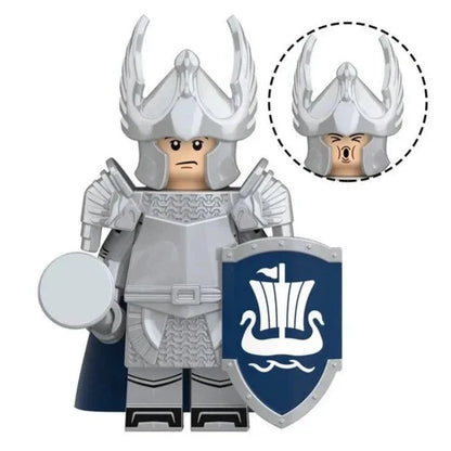 Swan Knight (Knights of Dol Amroth) Custom Lord of the Rings Minifigure1