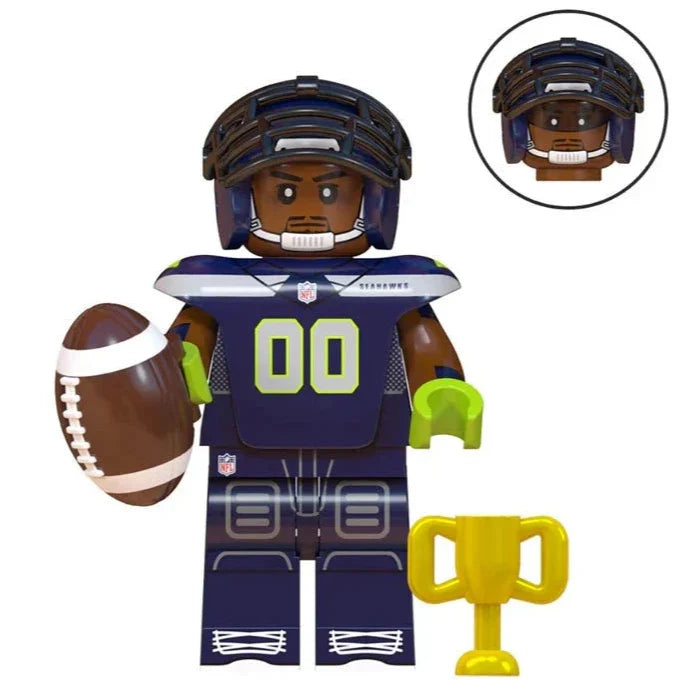 Seattle Seahawks American Football Player Minifigure1
