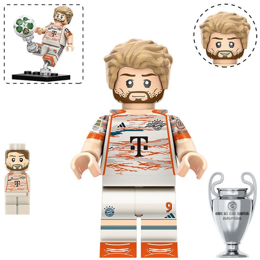 Harry Kane (FC Bayern Munich) Custom Minifigure Football Player1