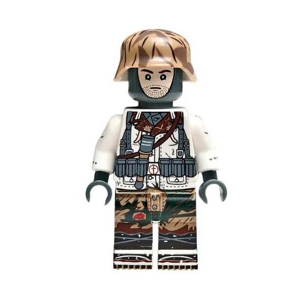 Rifleman From German military snow Soldier Custom Minifigure1